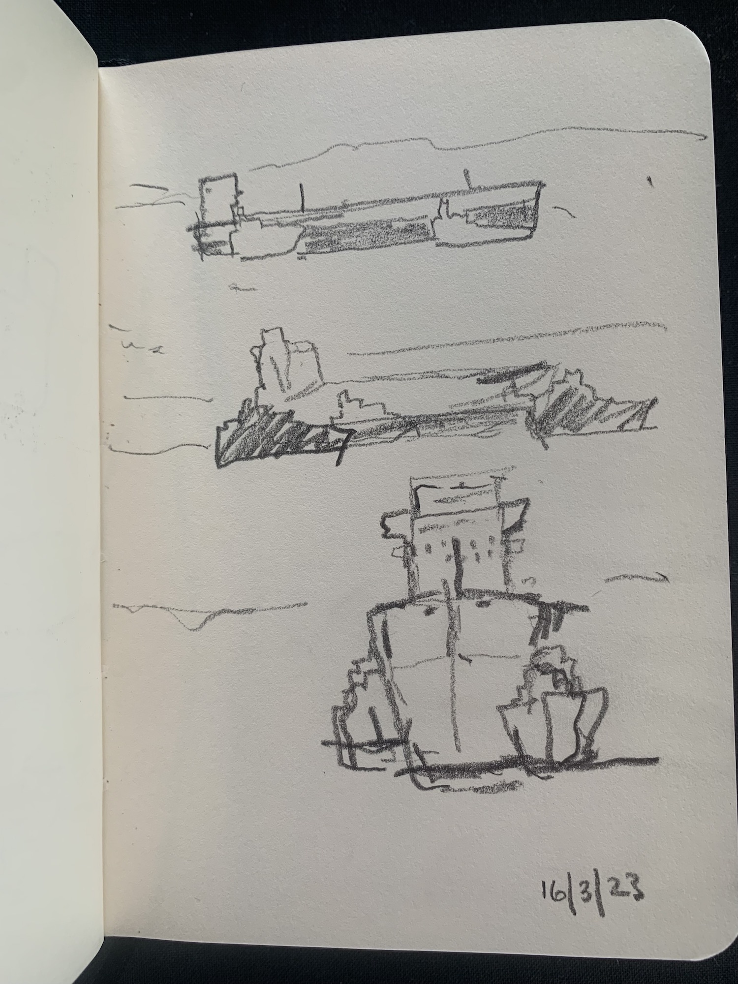 Tugs turning an Oil Tanker , Cork Harbour, Olivia Howe